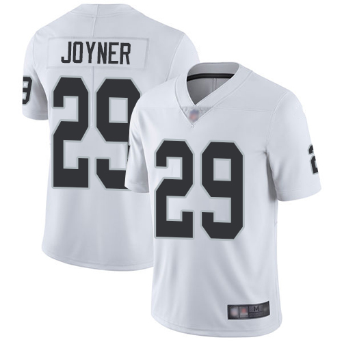 Men Oakland Raiders Limited White Lamarcus Joyner Road Jersey NFL Football 29 Vapor Untouchable Jersey